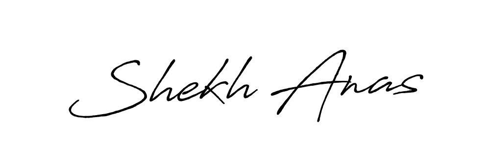 Shekh Anas stylish signature style. Best Handwritten Sign (Antro_Vectra_Bolder) for my name. Handwritten Signature Collection Ideas for my name Shekh Anas. Shekh Anas signature style 7 images and pictures png