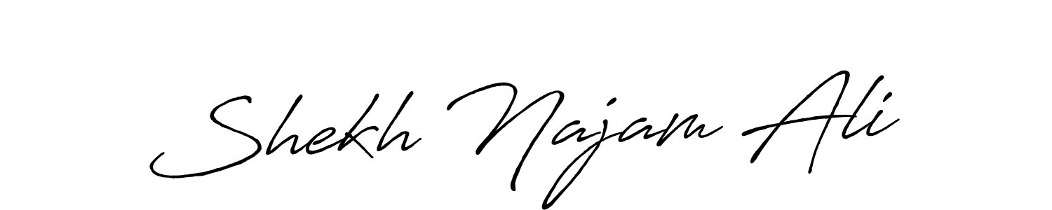 How to Draw Shekh Najam Ali signature style? Antro_Vectra_Bolder is a latest design signature styles for name Shekh Najam Ali. Shekh Najam Ali signature style 7 images and pictures png