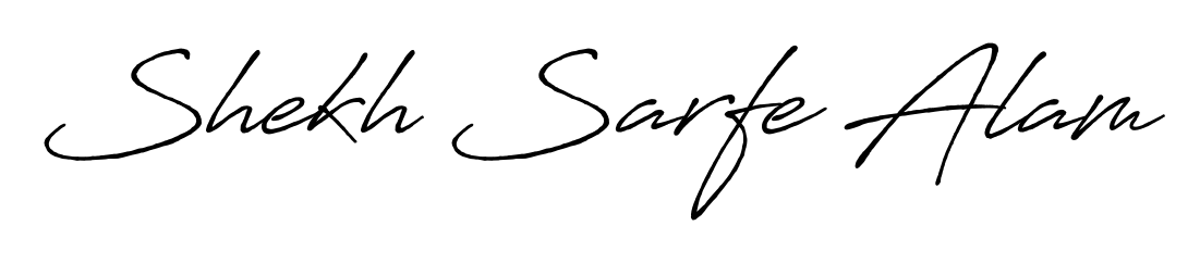 Give your name Shekh Sarfe Alam an exquisite flair with the Antro_Vectra_Bolder script font. Ideal for contracts, resumes, and formal letterheads. Shekh Sarfe Alam signature style 7 images and pictures png