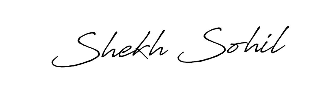 Once you've used our free online signature maker to create your best signature Antro_Vectra_Bolder style, it's time to enjoy all of the benefits that Shekh Sohil name signing documents. Shekh Sohil signature style 7 images and pictures png