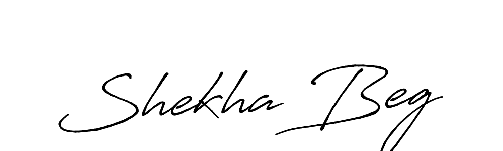 Design your own signature with our free online signature maker. With this signature software, you can create a handwritten (Antro_Vectra_Bolder) signature for name Shekha Beg. Shekha Beg signature style 7 images and pictures png