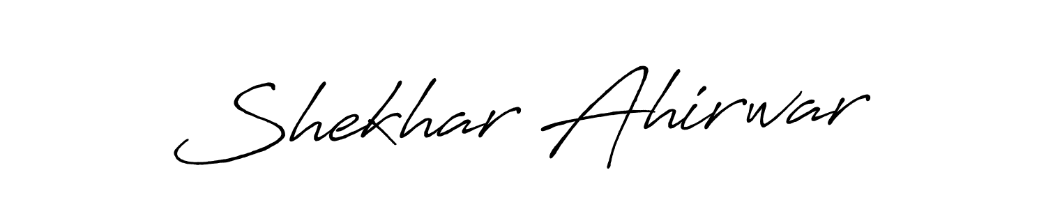 It looks lik you need a new signature style for name Shekhar Ahirwar. Design unique handwritten (Antro_Vectra_Bolder) signature with our free signature maker in just a few clicks. Shekhar Ahirwar signature style 7 images and pictures png