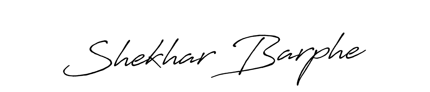 Make a beautiful signature design for name Shekhar Barphe. With this signature (Antro_Vectra_Bolder) style, you can create a handwritten signature for free. Shekhar Barphe signature style 7 images and pictures png