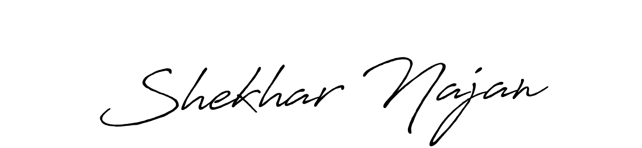 How to Draw Shekhar Najan signature style? Antro_Vectra_Bolder is a latest design signature styles for name Shekhar Najan. Shekhar Najan signature style 7 images and pictures png