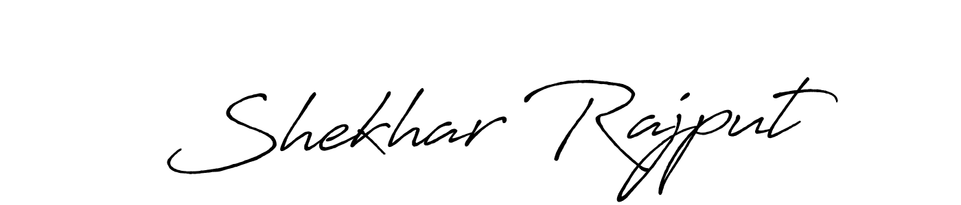 Design your own signature with our free online signature maker. With this signature software, you can create a handwritten (Antro_Vectra_Bolder) signature for name Shekhar Rajput. Shekhar Rajput signature style 7 images and pictures png