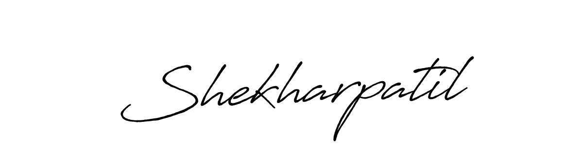 Make a beautiful signature design for name Shekharpatil. With this signature (Antro_Vectra_Bolder) style, you can create a handwritten signature for free. Shekharpatil signature style 7 images and pictures png