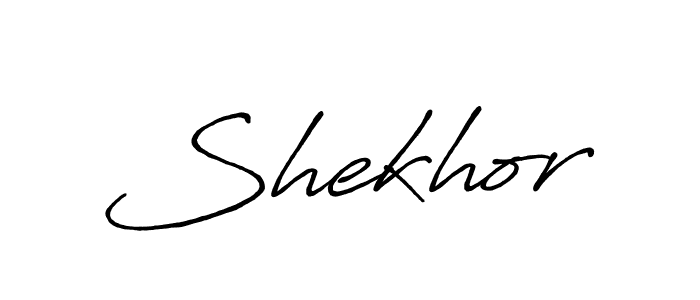 You should practise on your own different ways (Antro_Vectra_Bolder) to write your name (Shekhor) in signature. don't let someone else do it for you. Shekhor signature style 7 images and pictures png