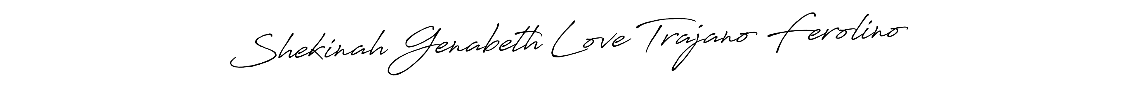 You can use this online signature creator to create a handwritten signature for the name Shekinah Genabeth Love Trajano Ferolino. This is the best online autograph maker. Shekinah Genabeth Love Trajano Ferolino signature style 7 images and pictures png