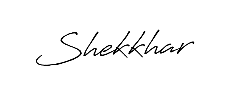 Create a beautiful signature design for name Shekkhar. With this signature (Antro_Vectra_Bolder) fonts, you can make a handwritten signature for free. Shekkhar signature style 7 images and pictures png