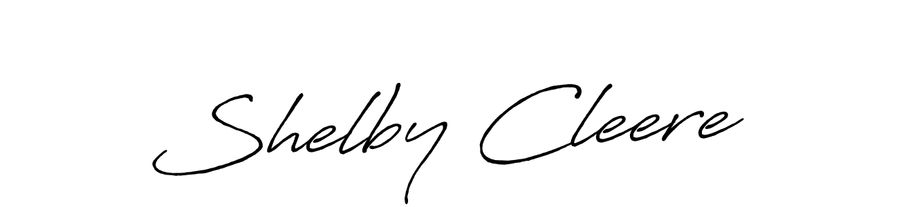 The best way (Antro_Vectra_Bolder) to make a short signature is to pick only two or three words in your name. The name Shelby Cleere include a total of six letters. For converting this name. Shelby Cleere signature style 7 images and pictures png