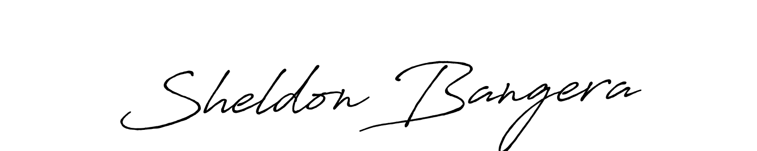 Here are the top 10 professional signature styles for the name Sheldon Bangera. These are the best autograph styles you can use for your name. Sheldon Bangera signature style 7 images and pictures png