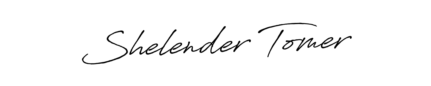 Make a short Shelender Tomer signature style. Manage your documents anywhere anytime using Antro_Vectra_Bolder. Create and add eSignatures, submit forms, share and send files easily. Shelender Tomer signature style 7 images and pictures png
