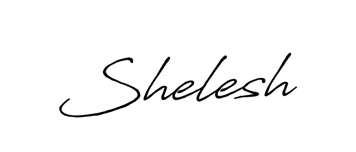 Make a beautiful signature design for name Shelesh. With this signature (Antro_Vectra_Bolder) style, you can create a handwritten signature for free. Shelesh signature style 7 images and pictures png
