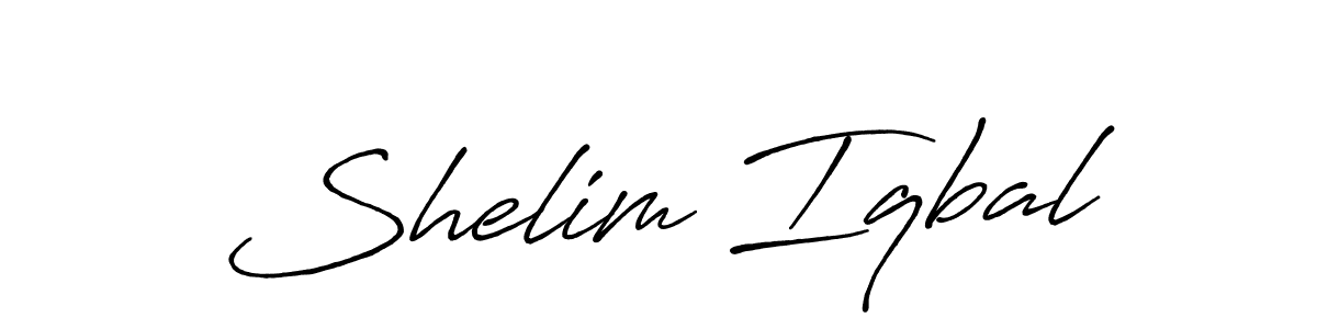 Also we have Shelim Iqbal name is the best signature style. Create professional handwritten signature collection using Antro_Vectra_Bolder autograph style. Shelim Iqbal signature style 7 images and pictures png