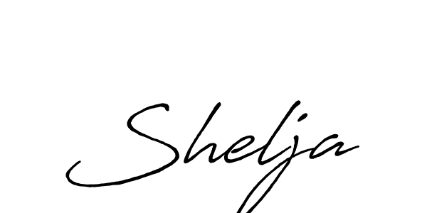 Also we have Shelja name is the best signature style. Create professional handwritten signature collection using Antro_Vectra_Bolder autograph style. Shelja signature style 7 images and pictures png