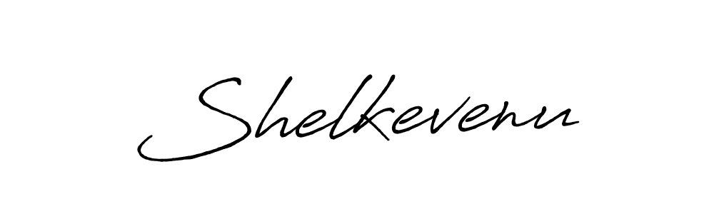 Use a signature maker to create a handwritten signature online. With this signature software, you can design (Antro_Vectra_Bolder) your own signature for name Shelkevenu. Shelkevenu signature style 7 images and pictures png