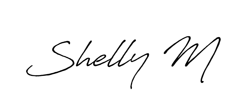 Once you've used our free online signature maker to create your best signature Antro_Vectra_Bolder style, it's time to enjoy all of the benefits that Shelly M name signing documents. Shelly M signature style 7 images and pictures png
