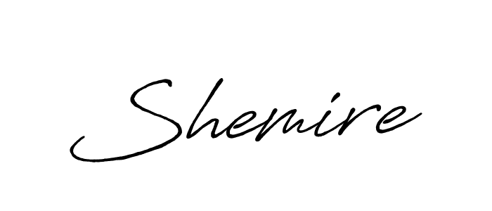 It looks lik you need a new signature style for name Shemire. Design unique handwritten (Antro_Vectra_Bolder) signature with our free signature maker in just a few clicks. Shemire signature style 7 images and pictures png