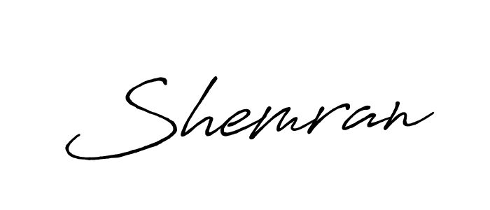 Also we have Shemran name is the best signature style. Create professional handwritten signature collection using Antro_Vectra_Bolder autograph style. Shemran signature style 7 images and pictures png
