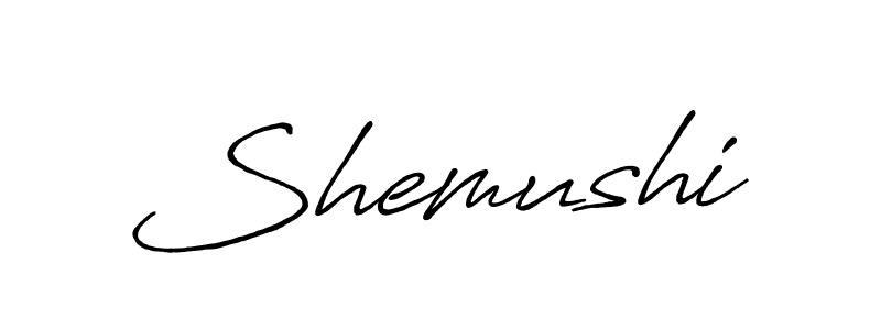 Create a beautiful signature design for name Shemushi. With this signature (Antro_Vectra_Bolder) fonts, you can make a handwritten signature for free. Shemushi signature style 7 images and pictures png