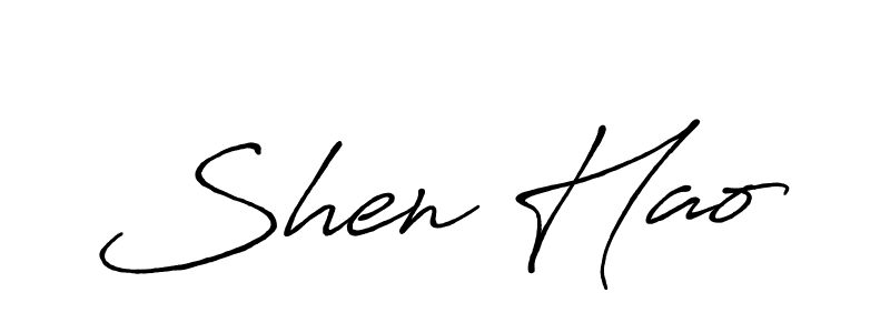 Make a beautiful signature design for name Shen Hao. Use this online signature maker to create a handwritten signature for free. Shen Hao signature style 7 images and pictures png