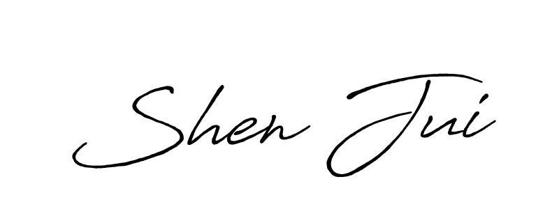 Design your own signature with our free online signature maker. With this signature software, you can create a handwritten (Antro_Vectra_Bolder) signature for name Shen Jui. Shen Jui signature style 7 images and pictures png