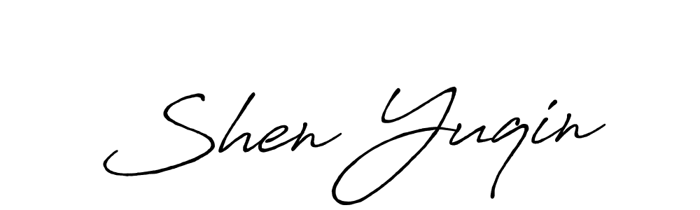 if you are searching for the best signature style for your name Shen Yuqin. so please give up your signature search. here we have designed multiple signature styles  using Antro_Vectra_Bolder. Shen Yuqin signature style 7 images and pictures png