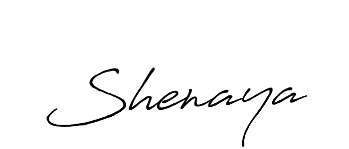 Also we have Shenaya name is the best signature style. Create professional handwritten signature collection using Antro_Vectra_Bolder autograph style. Shenaya signature style 7 images and pictures png