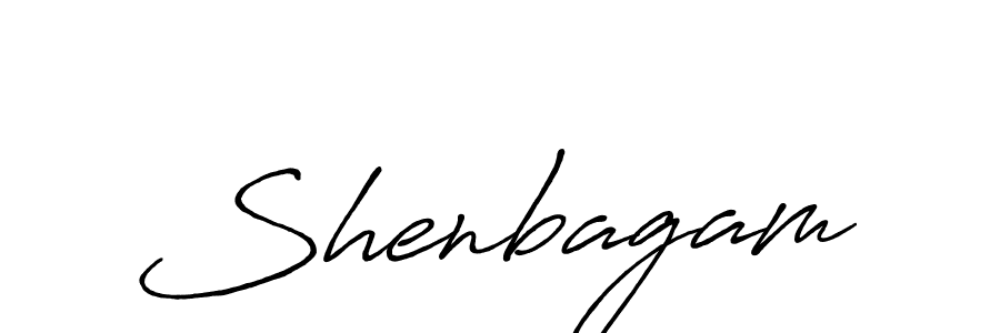 How to make Shenbagam name signature. Use Antro_Vectra_Bolder style for creating short signs online. This is the latest handwritten sign. Shenbagam signature style 7 images and pictures png
