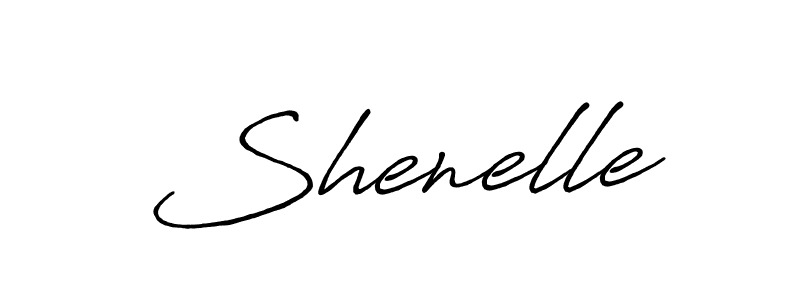 How to make Shenelle signature? Antro_Vectra_Bolder is a professional autograph style. Create handwritten signature for Shenelle name. Shenelle signature style 7 images and pictures png