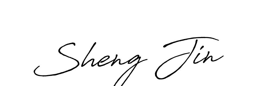 You should practise on your own different ways (Antro_Vectra_Bolder) to write your name (Sheng Jin) in signature. don't let someone else do it for you. Sheng Jin signature style 7 images and pictures png