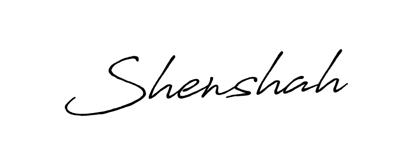 Design your own signature with our free online signature maker. With this signature software, you can create a handwritten (Antro_Vectra_Bolder) signature for name Shenshah. Shenshah signature style 7 images and pictures png