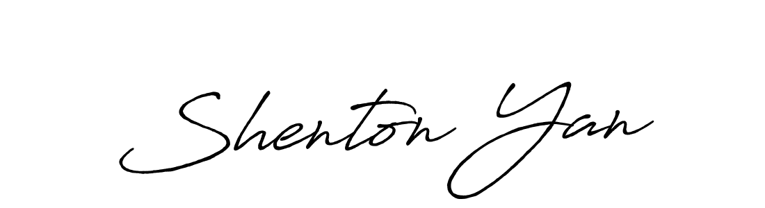 Check out images of Autograph of Shenton Yan name. Actor Shenton Yan Signature Style. Antro_Vectra_Bolder is a professional sign style online. Shenton Yan signature style 7 images and pictures png