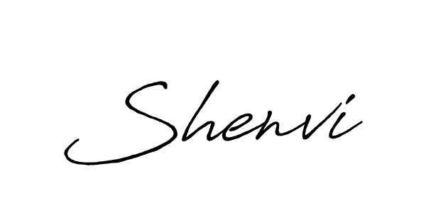 How to make Shenvi name signature. Use Antro_Vectra_Bolder style for creating short signs online. This is the latest handwritten sign. Shenvi signature style 7 images and pictures png