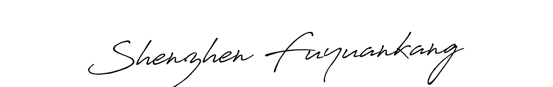 You should practise on your own different ways (Antro_Vectra_Bolder) to write your name (Shenzhen Fuyuankang) in signature. don't let someone else do it for you. Shenzhen Fuyuankang signature style 7 images and pictures png