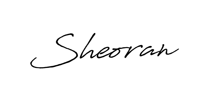 Design your own signature with our free online signature maker. With this signature software, you can create a handwritten (Antro_Vectra_Bolder) signature for name Sheoran. Sheoran signature style 7 images and pictures png