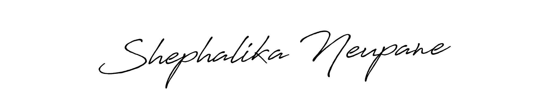 Antro_Vectra_Bolder is a professional signature style that is perfect for those who want to add a touch of class to their signature. It is also a great choice for those who want to make their signature more unique. Get Shephalika Neupane name to fancy signature for free. Shephalika Neupane signature style 7 images and pictures png