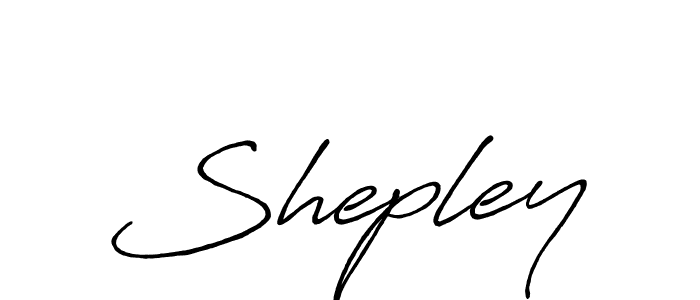 Use a signature maker to create a handwritten signature online. With this signature software, you can design (Antro_Vectra_Bolder) your own signature for name Shepley. Shepley signature style 7 images and pictures png