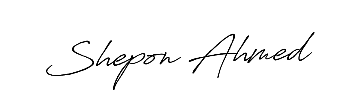 This is the best signature style for the Shepon Ahmed name. Also you like these signature font (Antro_Vectra_Bolder). Mix name signature. Shepon Ahmed signature style 7 images and pictures png