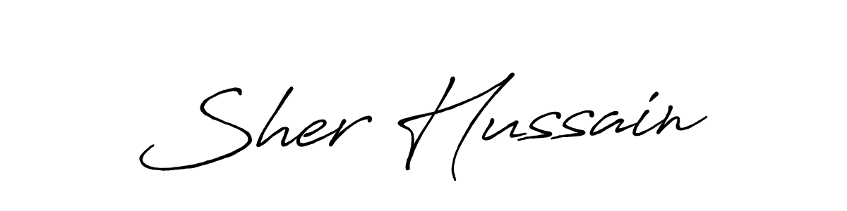 How to make Sher Hussain signature? Antro_Vectra_Bolder is a professional autograph style. Create handwritten signature for Sher Hussain name. Sher Hussain signature style 7 images and pictures png