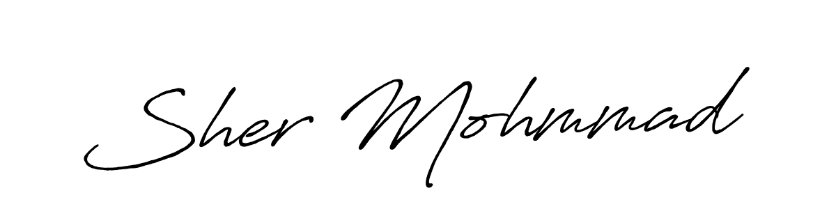 Similarly Antro_Vectra_Bolder is the best handwritten signature design. Signature creator online .You can use it as an online autograph creator for name Sher Mohmmad. Sher Mohmmad signature style 7 images and pictures png