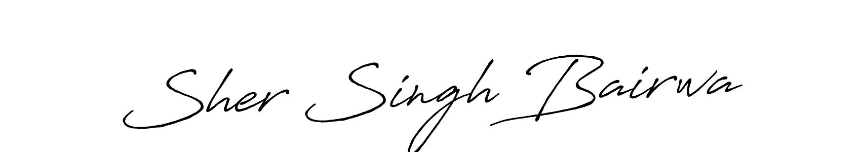 How to Draw Sher Singh Bairwa signature style? Antro_Vectra_Bolder is a latest design signature styles for name Sher Singh Bairwa. Sher Singh Bairwa signature style 7 images and pictures png