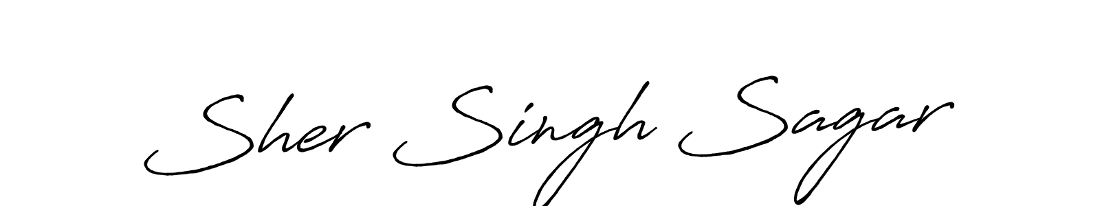 Make a short Sher Singh Sagar signature style. Manage your documents anywhere anytime using Antro_Vectra_Bolder. Create and add eSignatures, submit forms, share and send files easily. Sher Singh Sagar signature style 7 images and pictures png