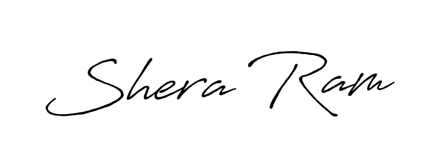 Create a beautiful signature design for name Shera Ram. With this signature (Antro_Vectra_Bolder) fonts, you can make a handwritten signature for free. Shera Ram signature style 7 images and pictures png