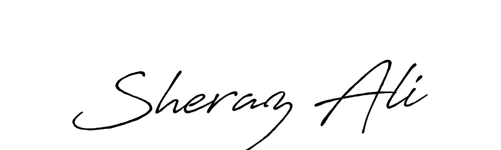 Also we have Sheraz Ali name is the best signature style. Create professional handwritten signature collection using Antro_Vectra_Bolder autograph style. Sheraz Ali signature style 7 images and pictures png