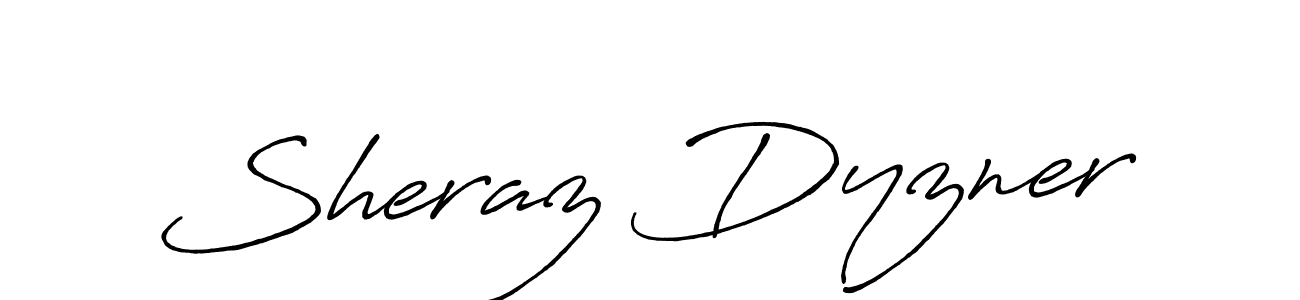 How to make Sheraz Dyzner name signature. Use Antro_Vectra_Bolder style for creating short signs online. This is the latest handwritten sign. Sheraz Dyzner signature style 7 images and pictures png