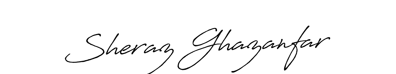 How to make Sheraz Ghazanfar signature? Antro_Vectra_Bolder is a professional autograph style. Create handwritten signature for Sheraz Ghazanfar name. Sheraz Ghazanfar signature style 7 images and pictures png