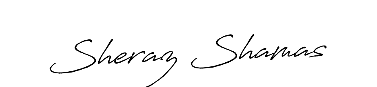 How to make Sheraz Shamas signature? Antro_Vectra_Bolder is a professional autograph style. Create handwritten signature for Sheraz Shamas name. Sheraz Shamas signature style 7 images and pictures png