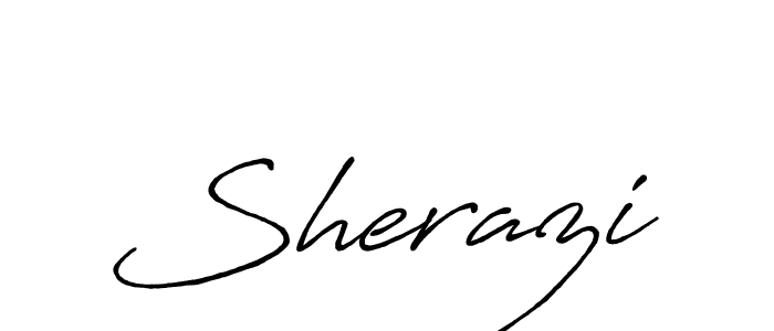 How to make Sherazi name signature. Use Antro_Vectra_Bolder style for creating short signs online. This is the latest handwritten sign. Sherazi signature style 7 images and pictures png