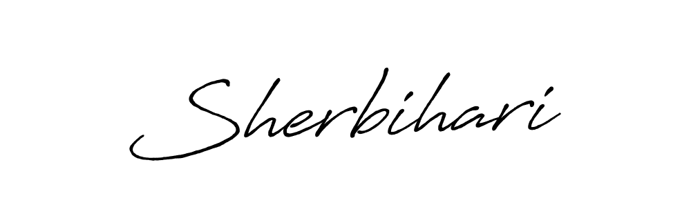 Antro_Vectra_Bolder is a professional signature style that is perfect for those who want to add a touch of class to their signature. It is also a great choice for those who want to make their signature more unique. Get Sherbihari name to fancy signature for free. Sherbihari signature style 7 images and pictures png